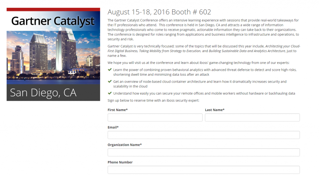 Gartner Catalyst Conference Cyber Center of Excellence (CCOE)