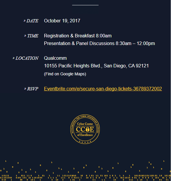 CCOE Secure SD event